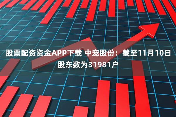 股票配资资金APP下载 中宠股份：截至11月10日股东数为31981户